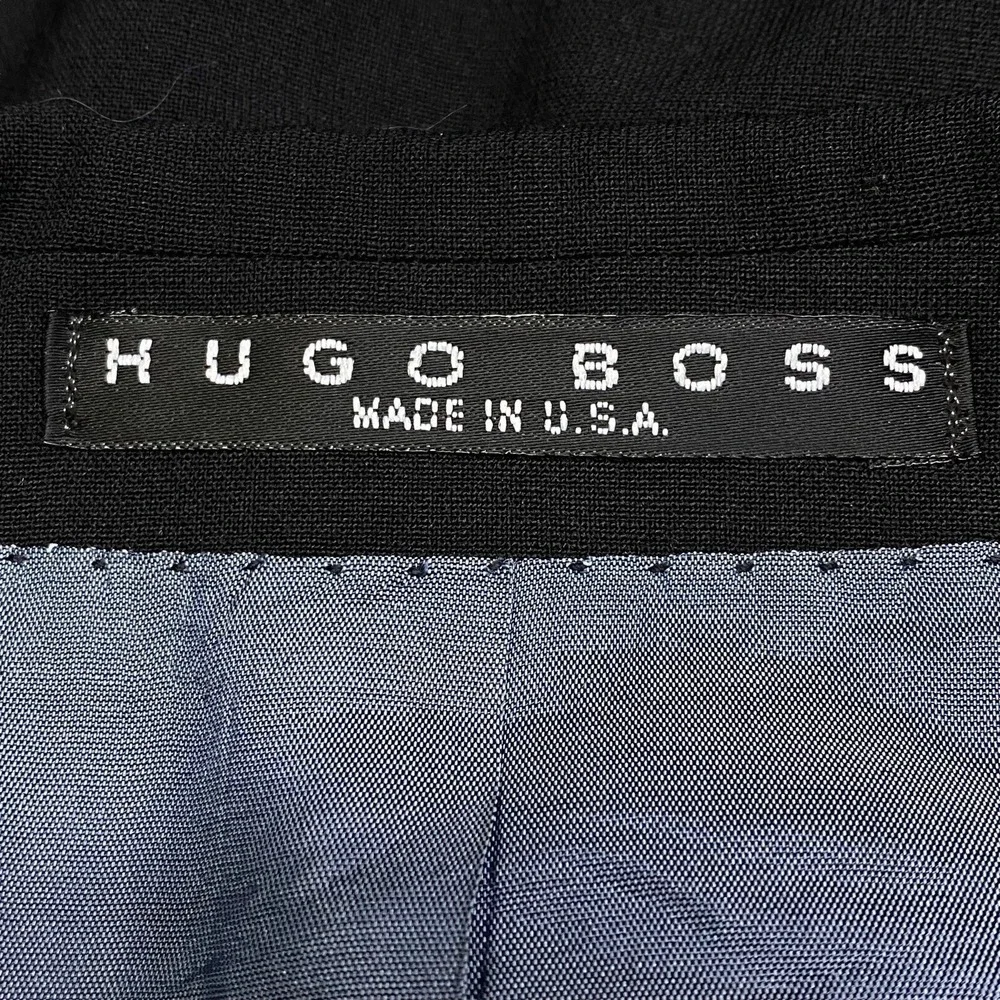 HUGO BOSS Men Scorsese Movie Blazer Sz 42R Black Business Career Classic Style